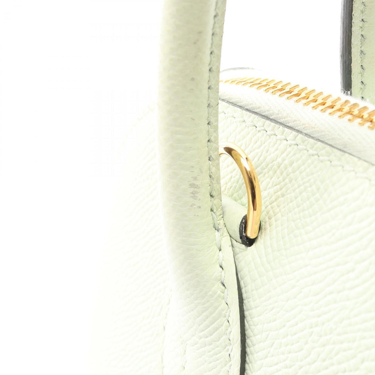 Preloved HERMES Bolide1923 25 Vert Fizz 2WAY Handbag Green Epsom Other×Epsom 2104102549462