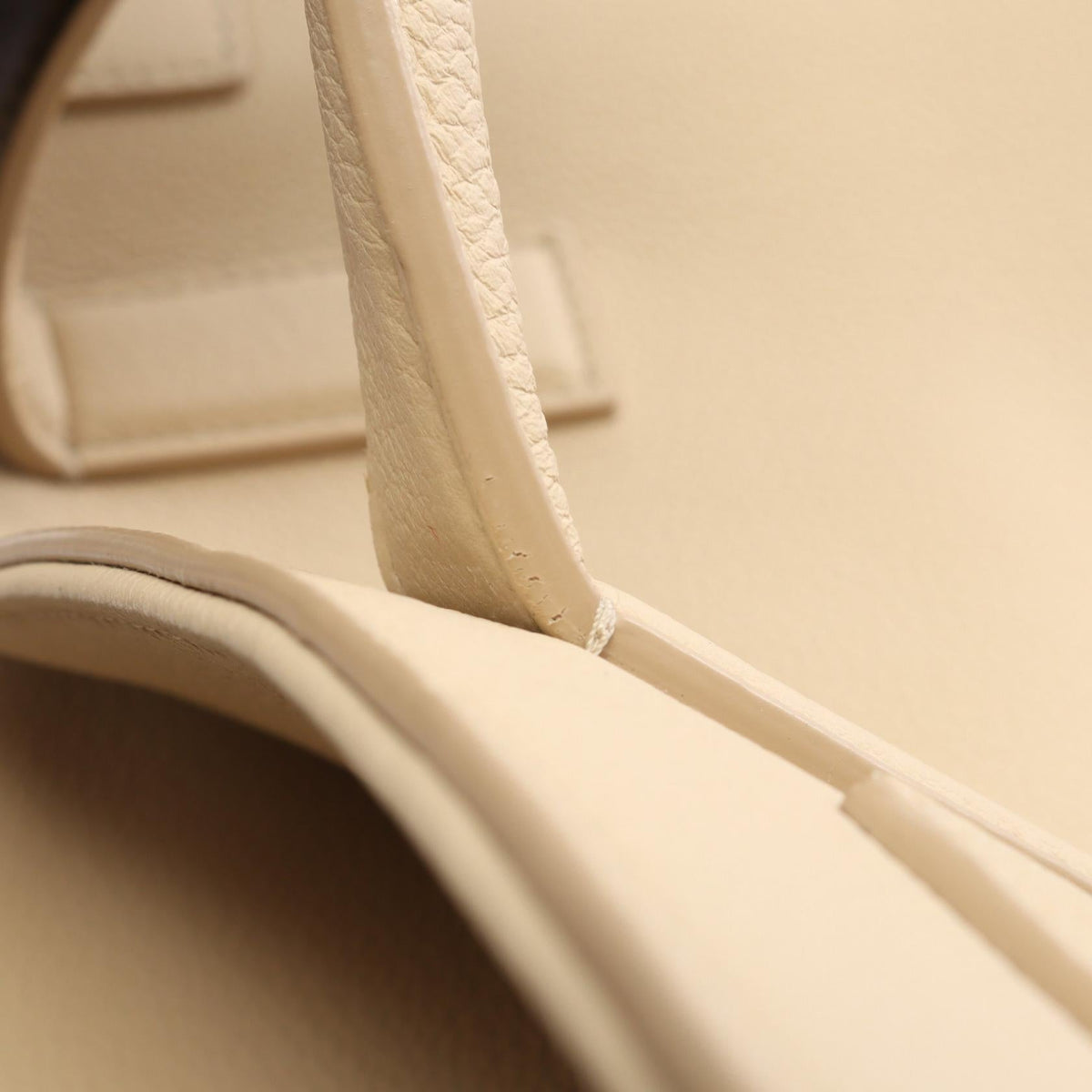 Preloved Dior Normandy Medium 2WAY Tote Bag Beige leather 2101220287351