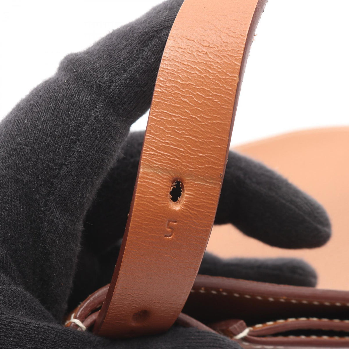 Preloved HERMES Perspective Cavalier 21 Shoulder BagGold Gold Brown Togo leather leather 2104102486507