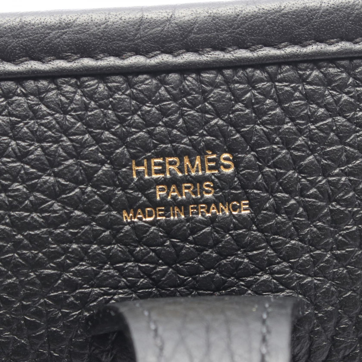 Preloved HERMES Evelyne23 Shoulder Bag Black Taurillon Clemence Other×Taurillon Clemence 2104102552387
