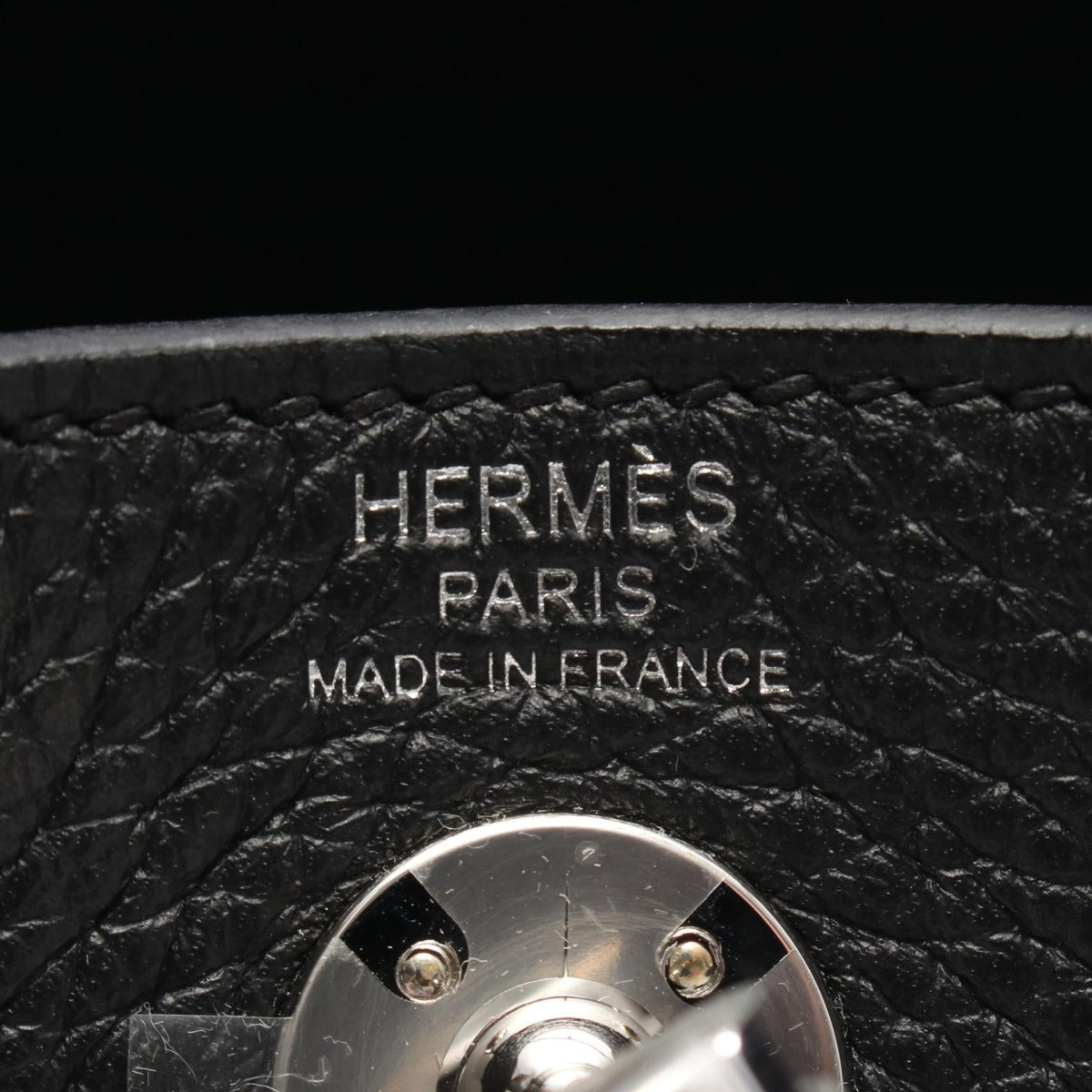 Preloved HERMES Lindy Mini Shoulder Bag Black Taurillon Clemence Other×Taurillon Clemence 2118700092206