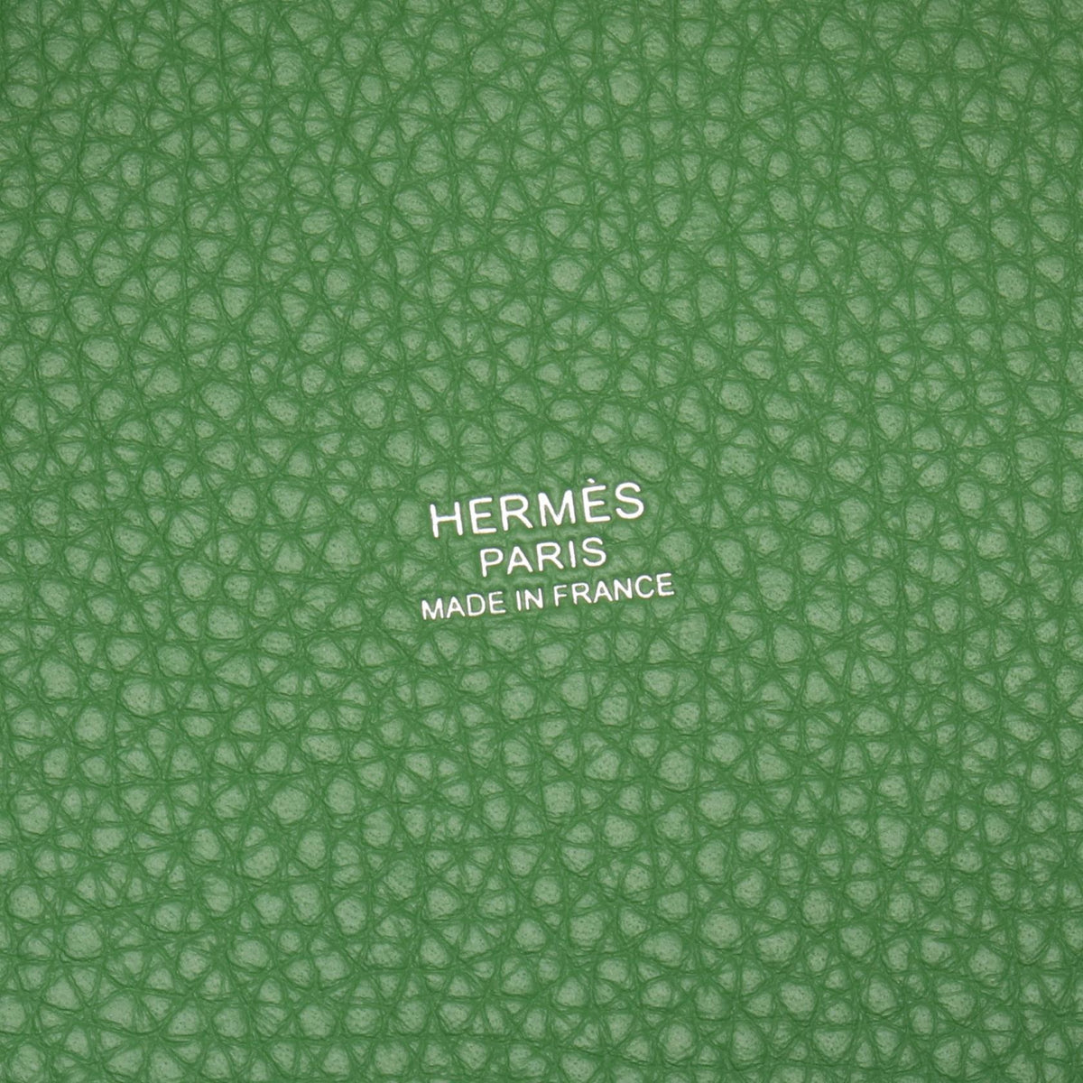 Preloved HERMES Picotin Lock PM Bamboo Handbag Green Taurillon Clemence Other×Taurillon Clemence 2101220257620