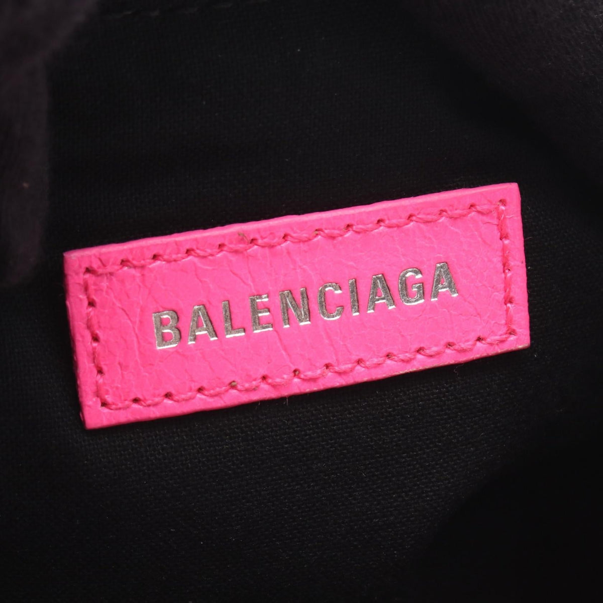 Preloved BALENCIAGA LE CAGOLE Ribbon Shoulder Bag Pink leather 671309 2101220294342