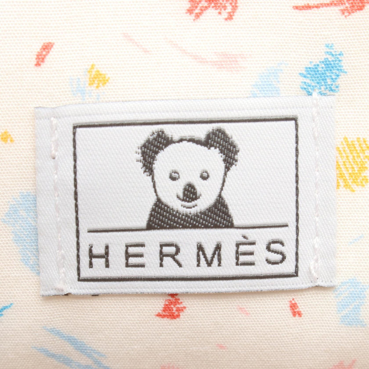 Preloved HERMES Mother's bag PasPas Koala Tote BagBeige Beige Beige canvas 2101220256913