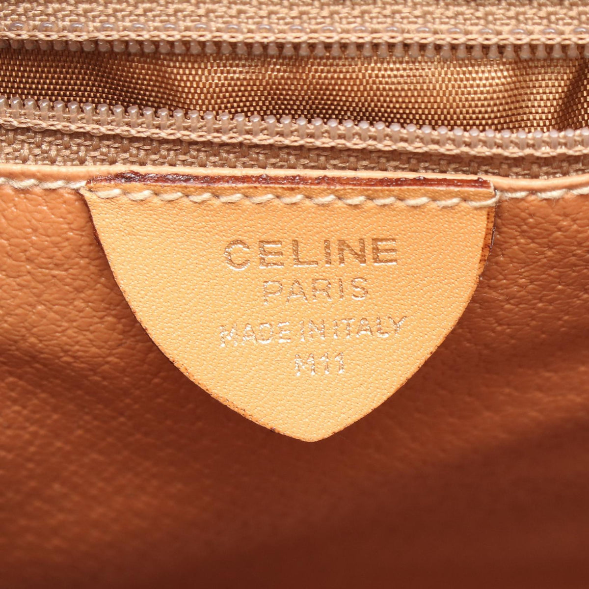 Preloved CELINE Macadam 2WAY Handbag Brown PVC coated canvas×leather 2101220288204