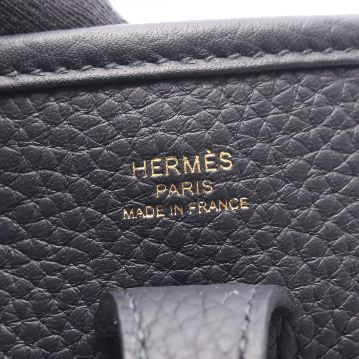 Preloved HERMES Evelyne23 Caban Shoulder Bag Navy Taurillon Clemence Other×Taurillon Clemence 2104102551434