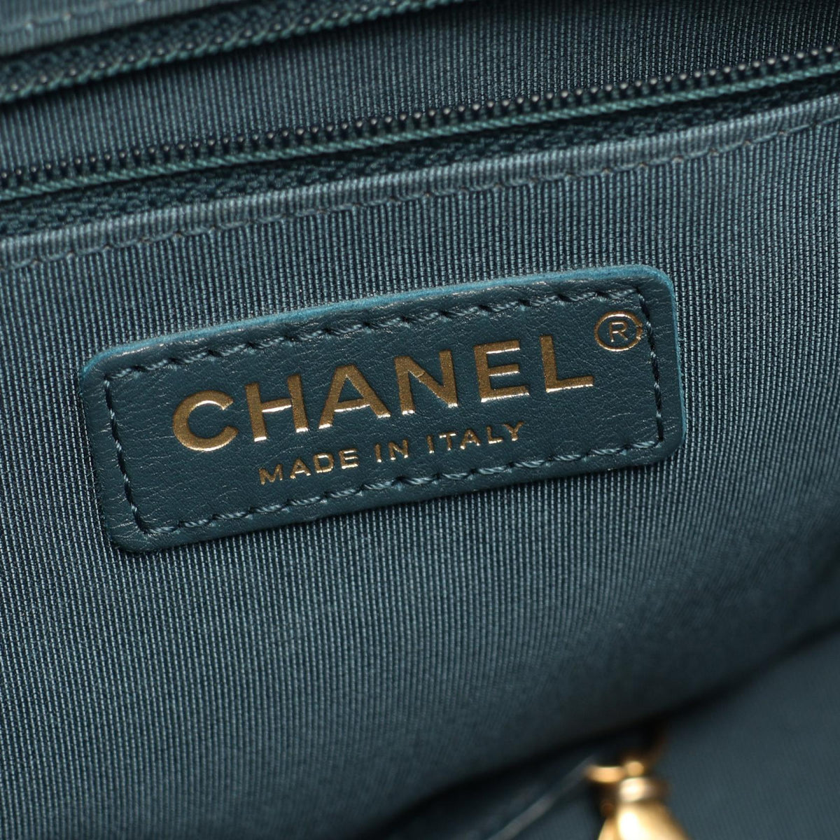 Preloved CHANEL Green Matelasse 2WAY leather 2106800649970