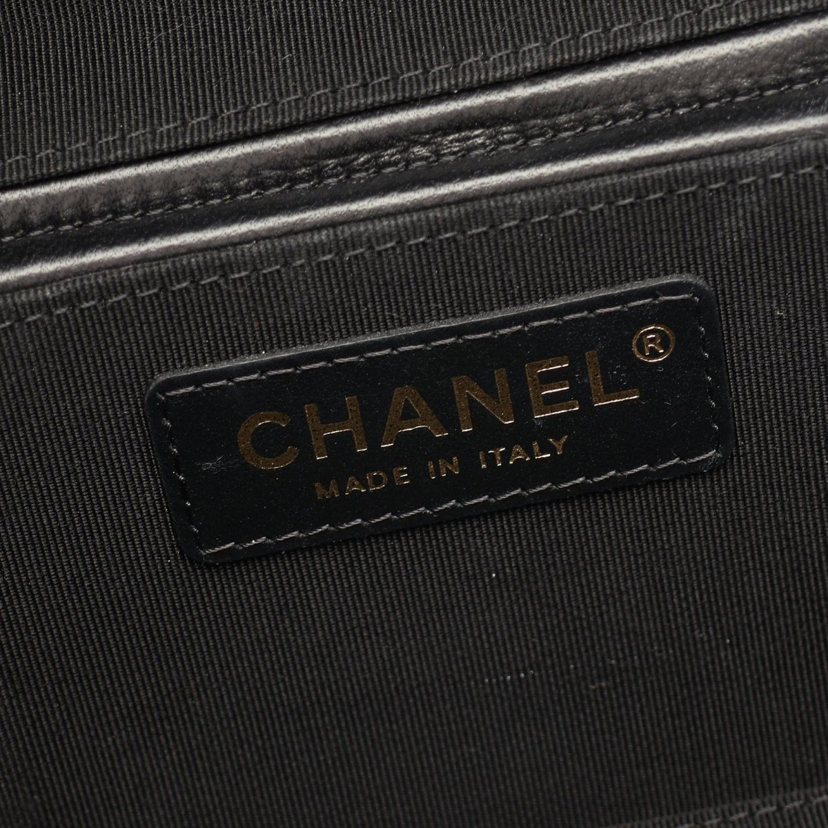 Preloved CHANEL Black COCO Mark Vanity Bag 2WAY Lambskin (sheep leather) AS2630 2101220244668