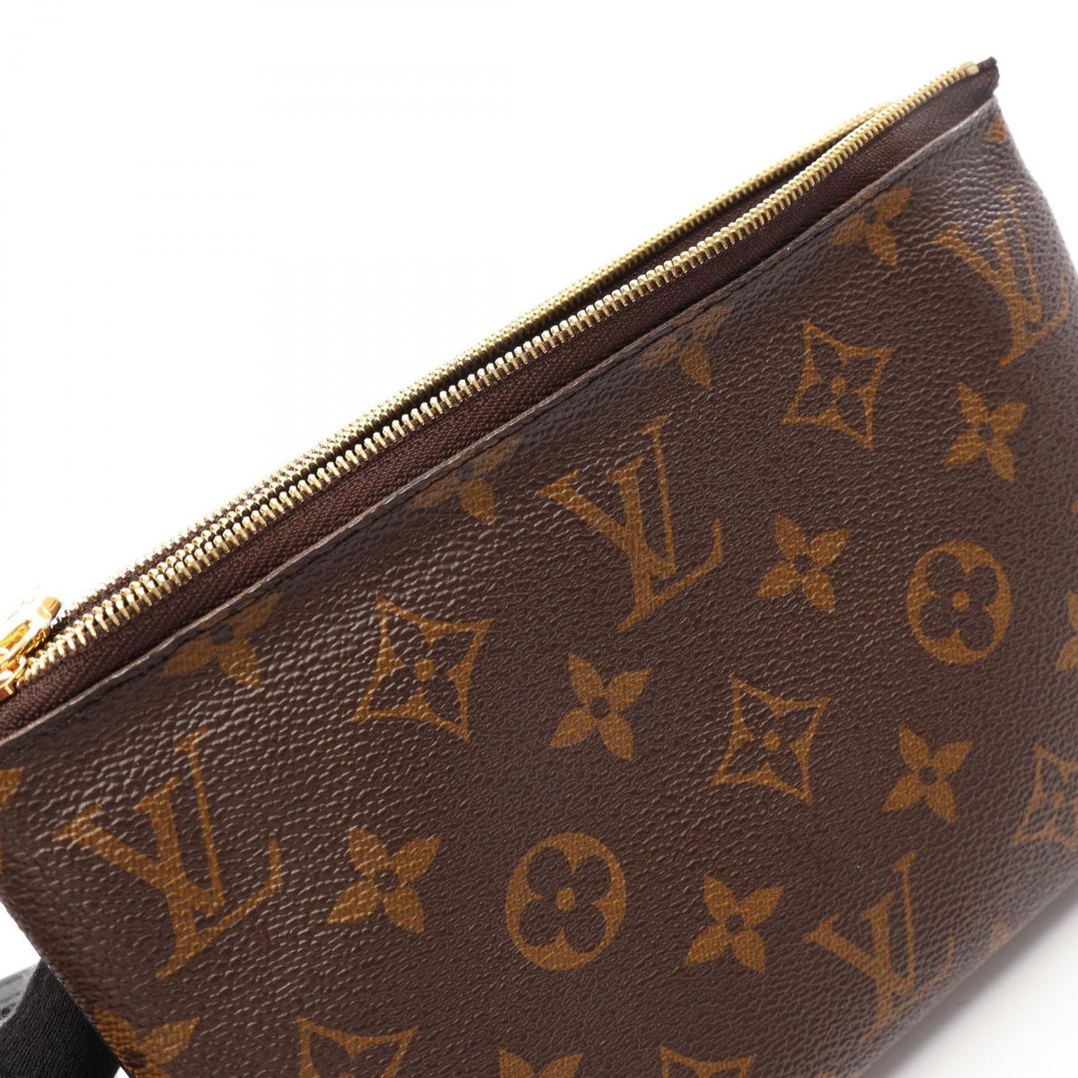 Preloved LOUIS VUITTON Pochette Double Zip Monogram Giant Reverse Beige Brown/Beige Shoulder Bag M69203 2101220285791