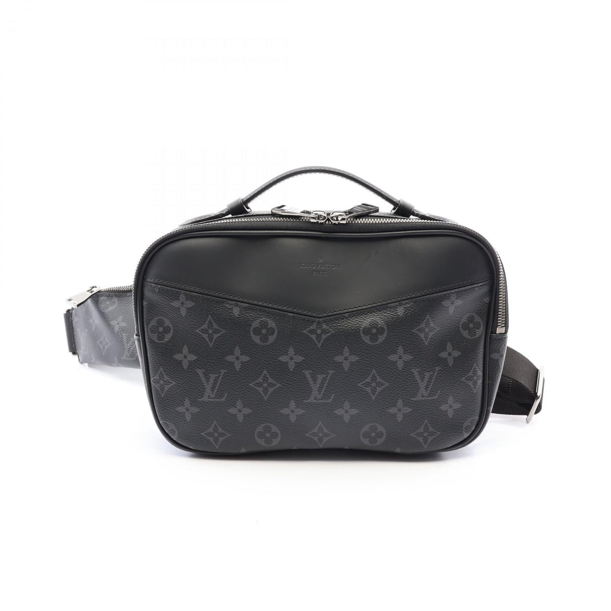 Preloved LOUIS VUITTON Bum bag Monogram Eclipse Black Waist bag Body bag M42906 2100301262362
