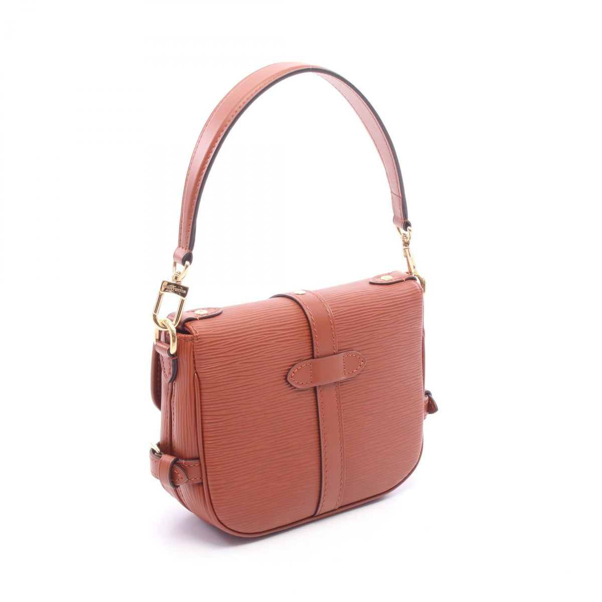 Preloved LOUIS VUITTON Saumur BB Epi Cognac 2WAY Brown Handbag M23470 2100301262218