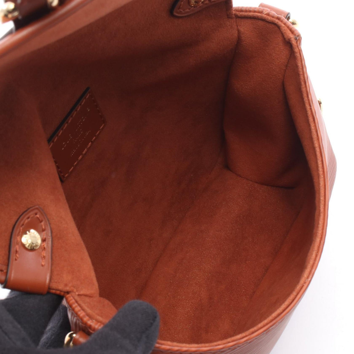 Preloved LOUIS VUITTON Saumur BB Epi Cognac 2WAY Brown Handbag M23470 2100301262218