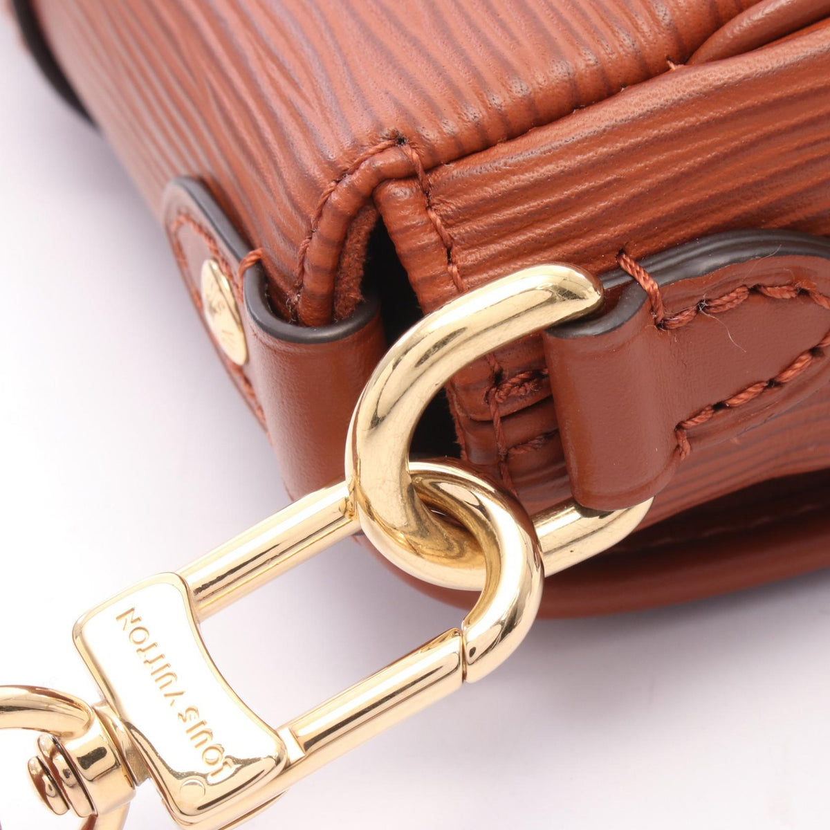 Preloved LOUIS VUITTON Saumur BB Epi Cognac 2WAY Brown Handbag M23470 2100301262218