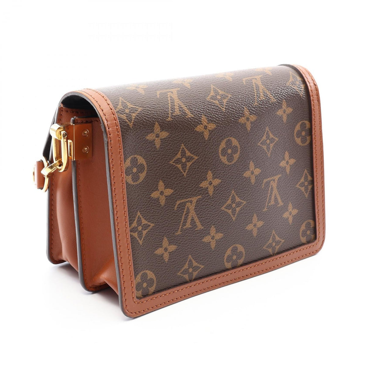 Preloved LOUIS VUITTON Dauphine MINI Monogram reverse Beige Brown/Beige Shoulder Bag M44580 2118700092084