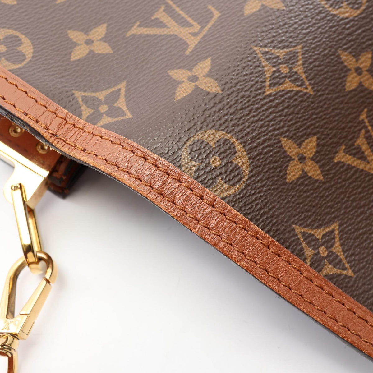 Preloved LOUIS VUITTON Dauphine MINI Monogram reverse Beige Brown/Beige Shoulder Bag M44580 2118700092084