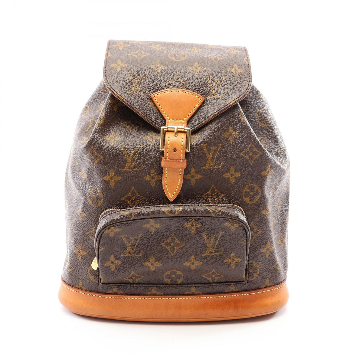 Preloved LOUIS VUITTON MontsourisMM Monogram Brown Rucksack Backpack M51136 2101220286613