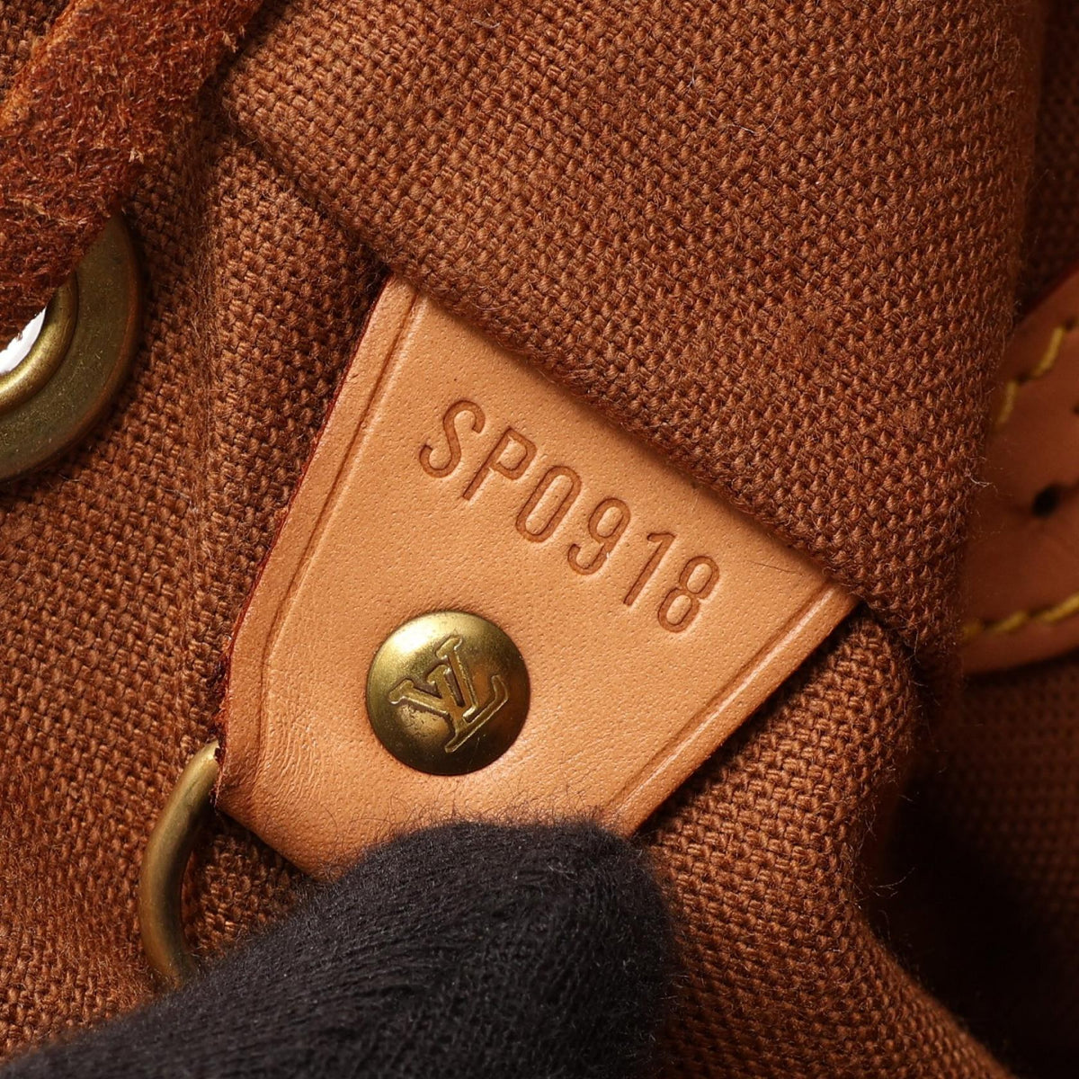 Preloved LOUIS VUITTON MontsourisMM Monogram Brown Rucksack Backpack M51136 2101220286613