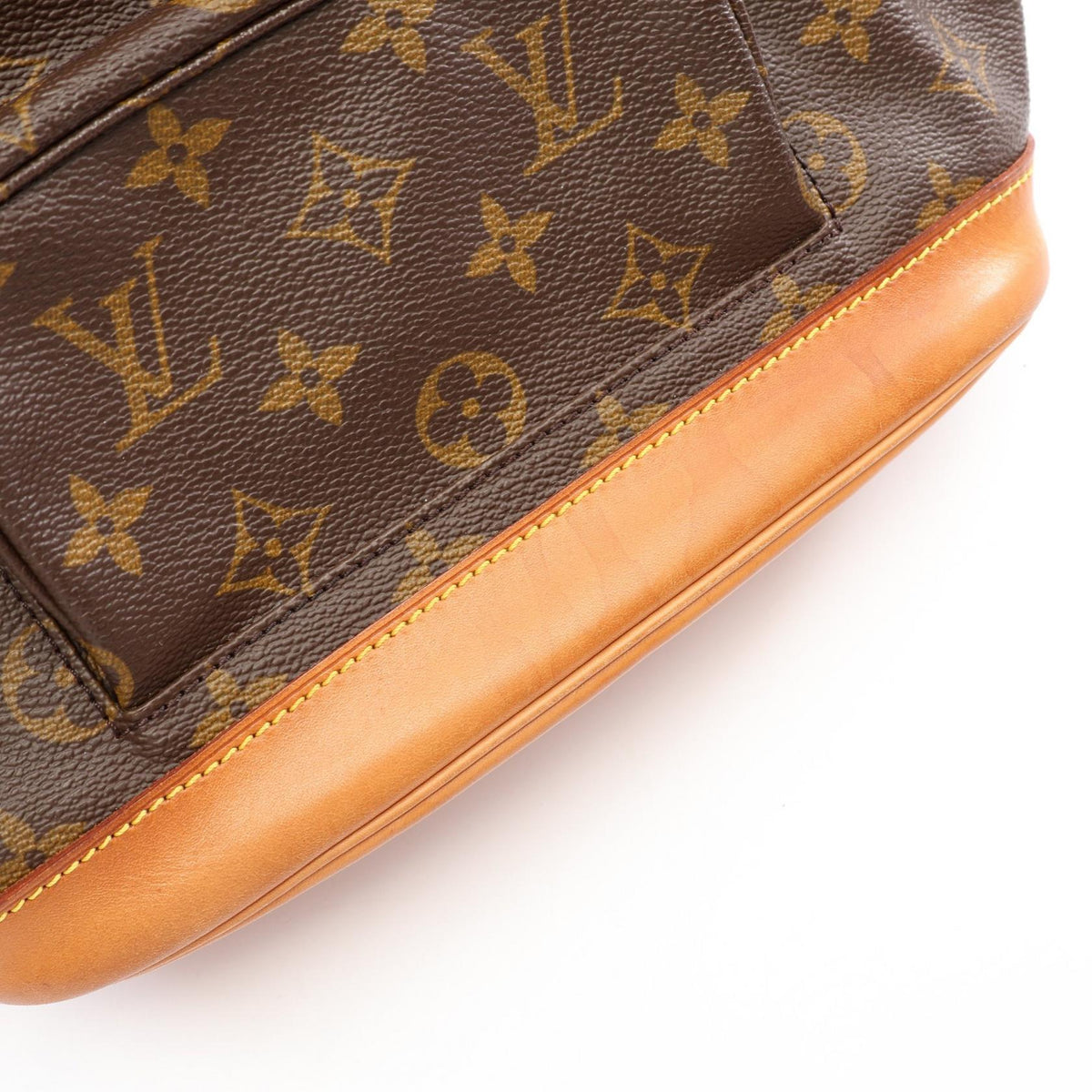 Preloved LOUIS VUITTON MontsourisMM Monogram Brown Rucksack Backpack M51136 2101220286613