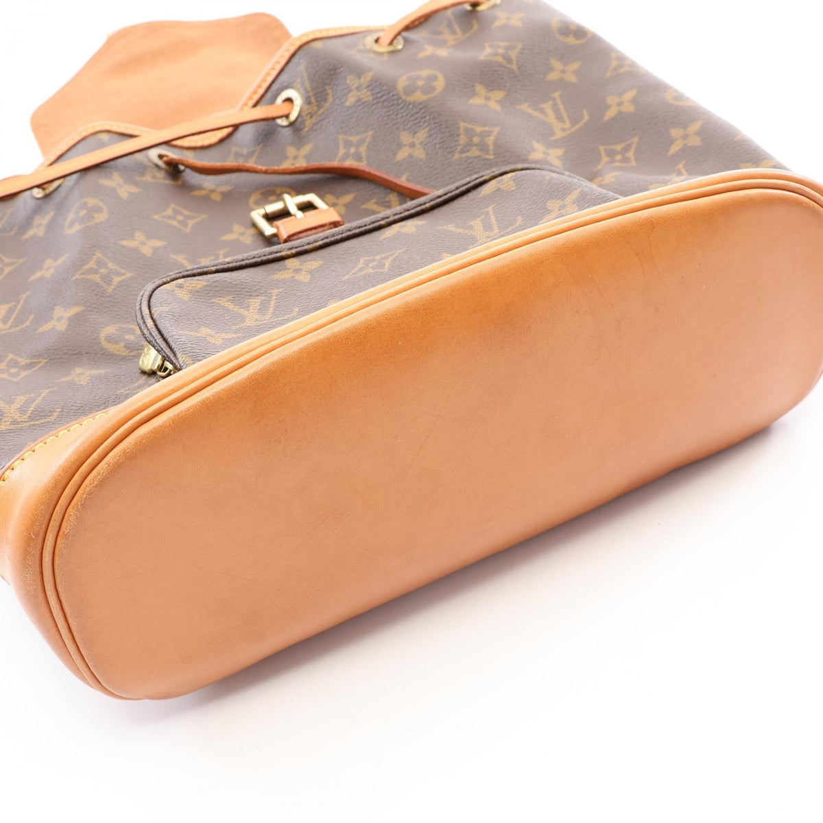 Preloved LOUIS VUITTON MontsourisMM Monogram Brown Rucksack Backpack M51136 2101220286613