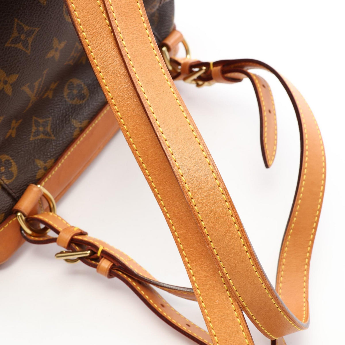 Preloved LOUIS VUITTON MontsourisMM Monogram Brown Rucksack Backpack M51136 2101220286613