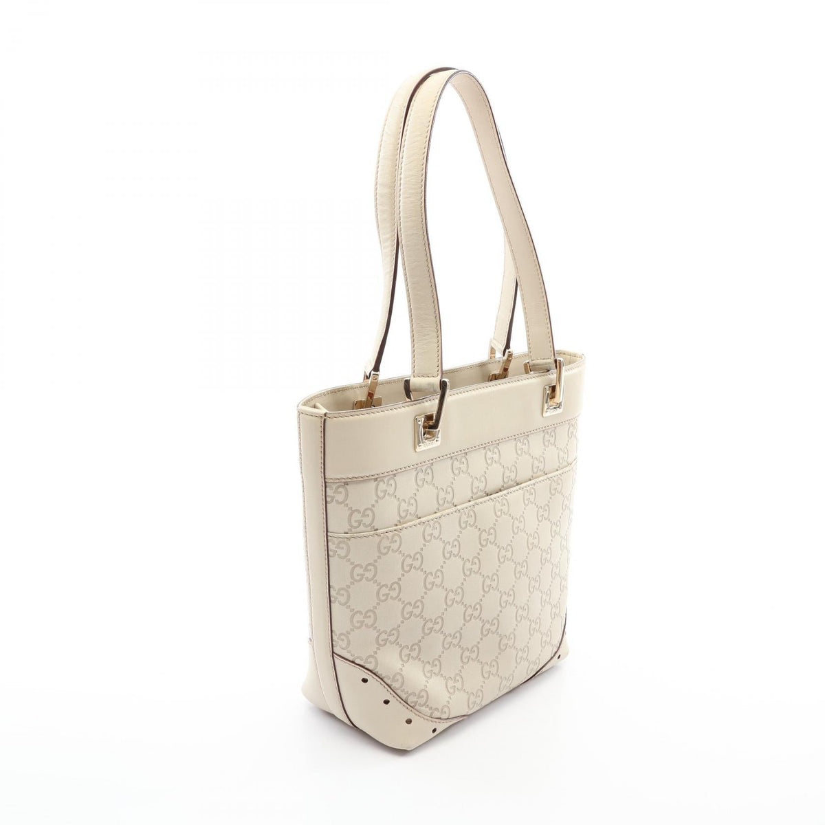 Preloved GUCCI Guccisima Tote Bag Beige leather 145994 2101220286019