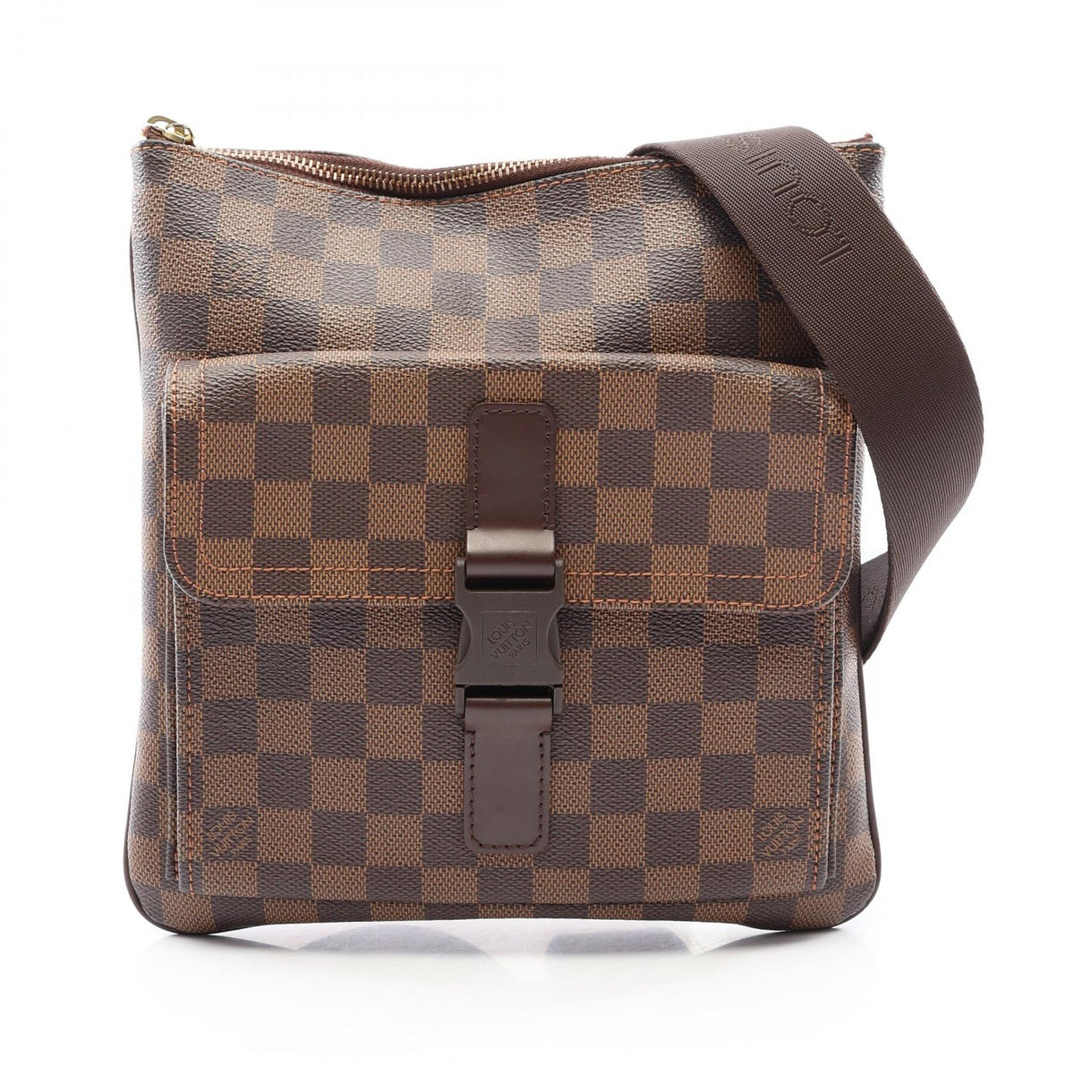 Preloved LOUIS VUITTON Pochette Mervil Damier Ebene Brown Shoulder Bag N51127 2101220285364