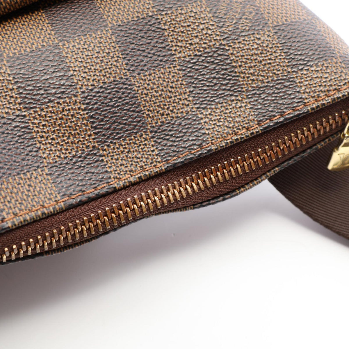 Preloved LOUIS VUITTON Pochette Mervil Damier Ebene Brown Shoulder Bag N51127 2101220285364
