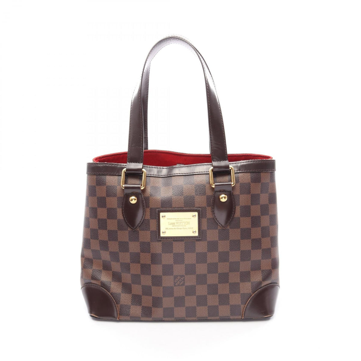 Preloved LOUIS VUITTON Hampstead PM Damier Ebene Brown Tote Bag N51205 2100301262065