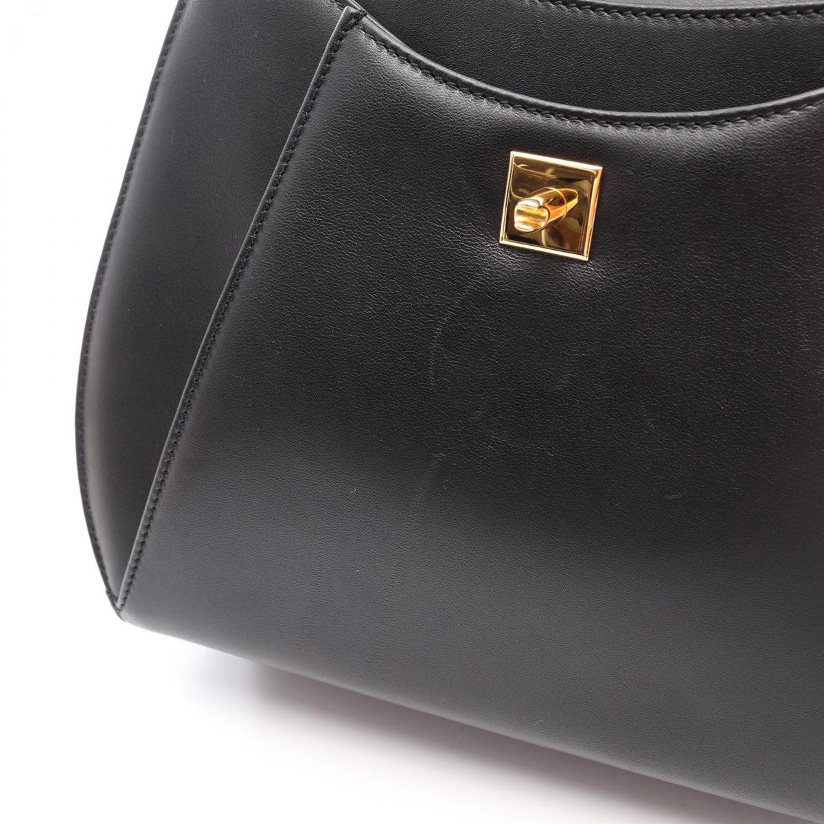 Preloved CARTIER PANTHERE Handbag Black leather 2101220258115