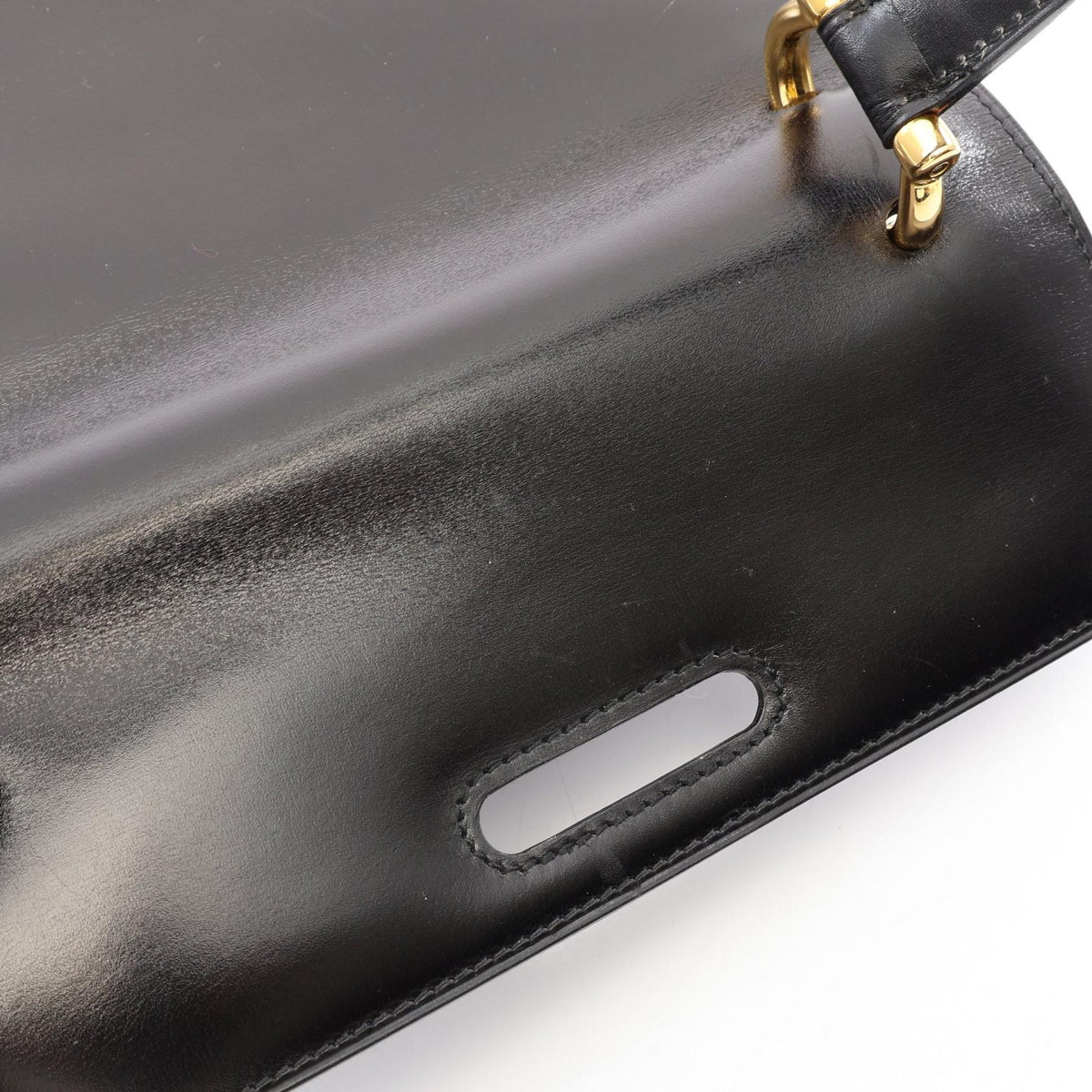 Preloved CELINE Handbag Black leather 2101220288198