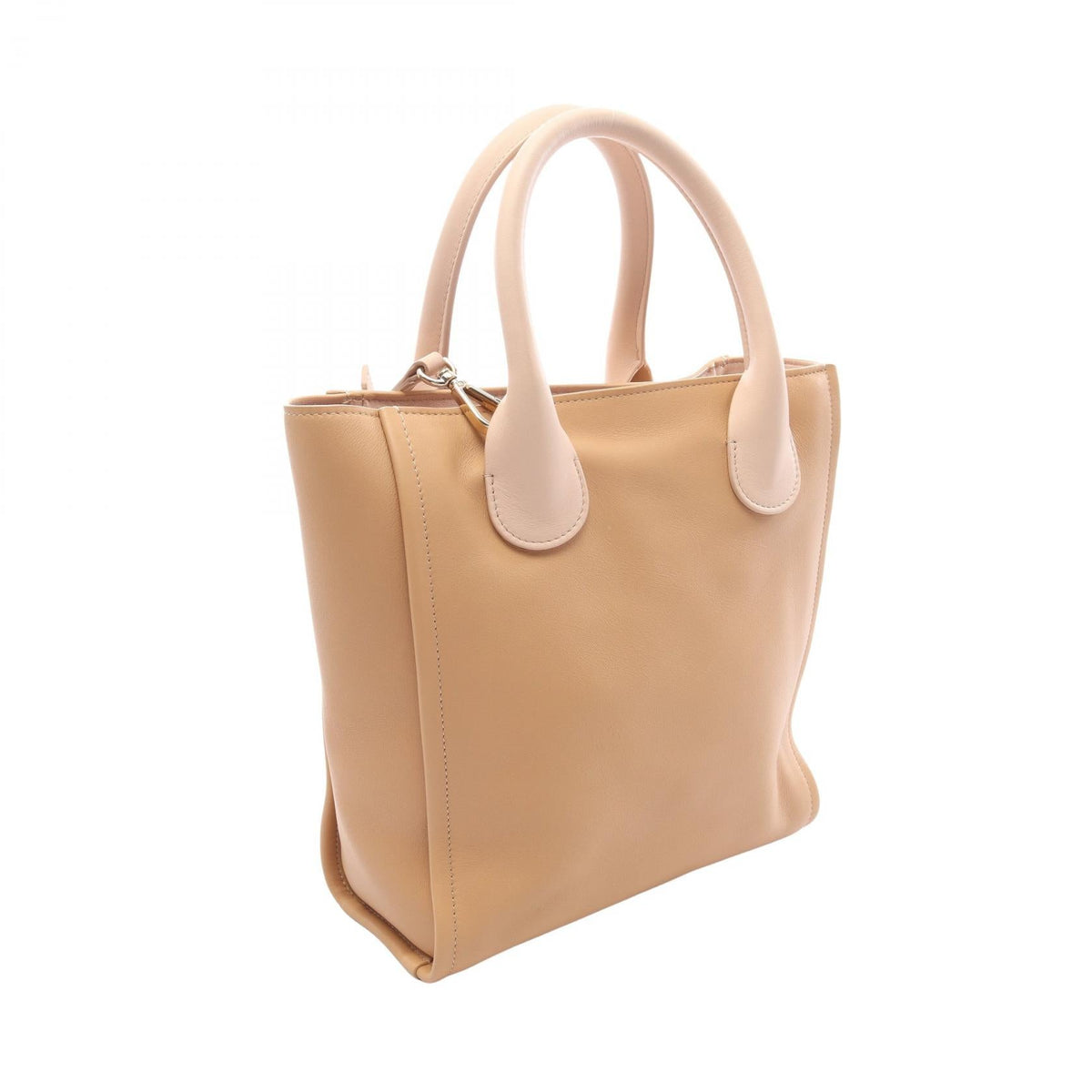 Preloved Chloe JOYCE Small 2WAY Handbag Beige/Pink leather CHC22SS458F53 275 2101220016746