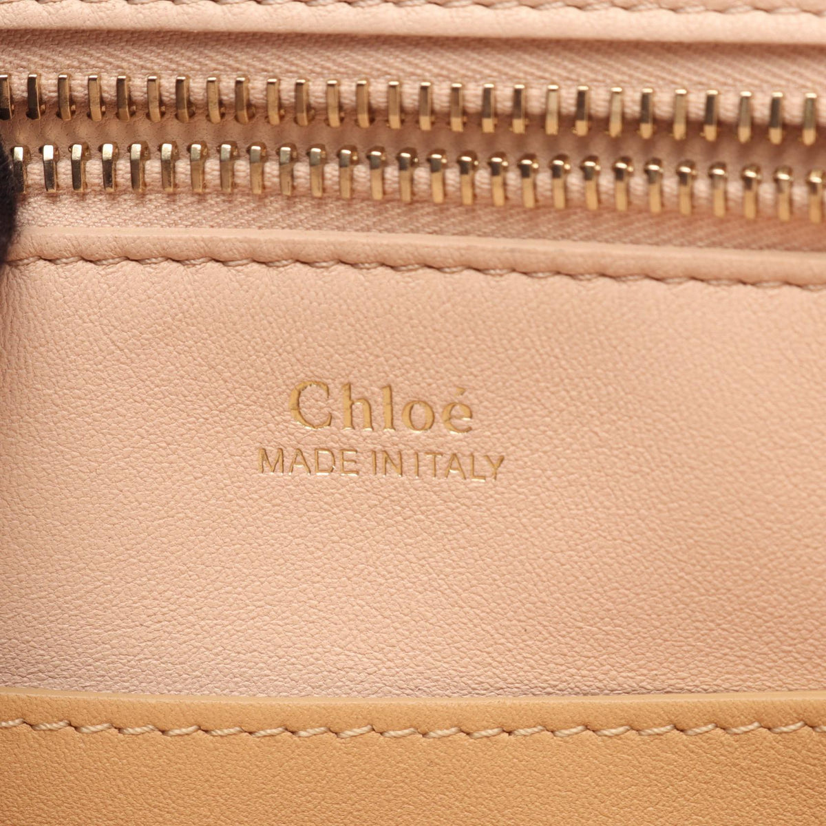 Preloved Chloe JOYCE Small 2WAY Handbag Beige/Pink leather CHC22SS458F53 275 2101220016746