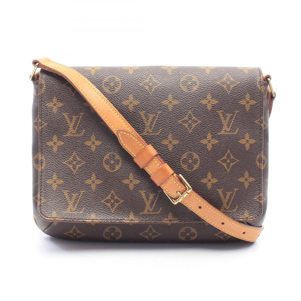Preloved LOUIS VUITTON Musette Tango Short Strap Monogram Brown Shoulder Bag M51257 2120300061322