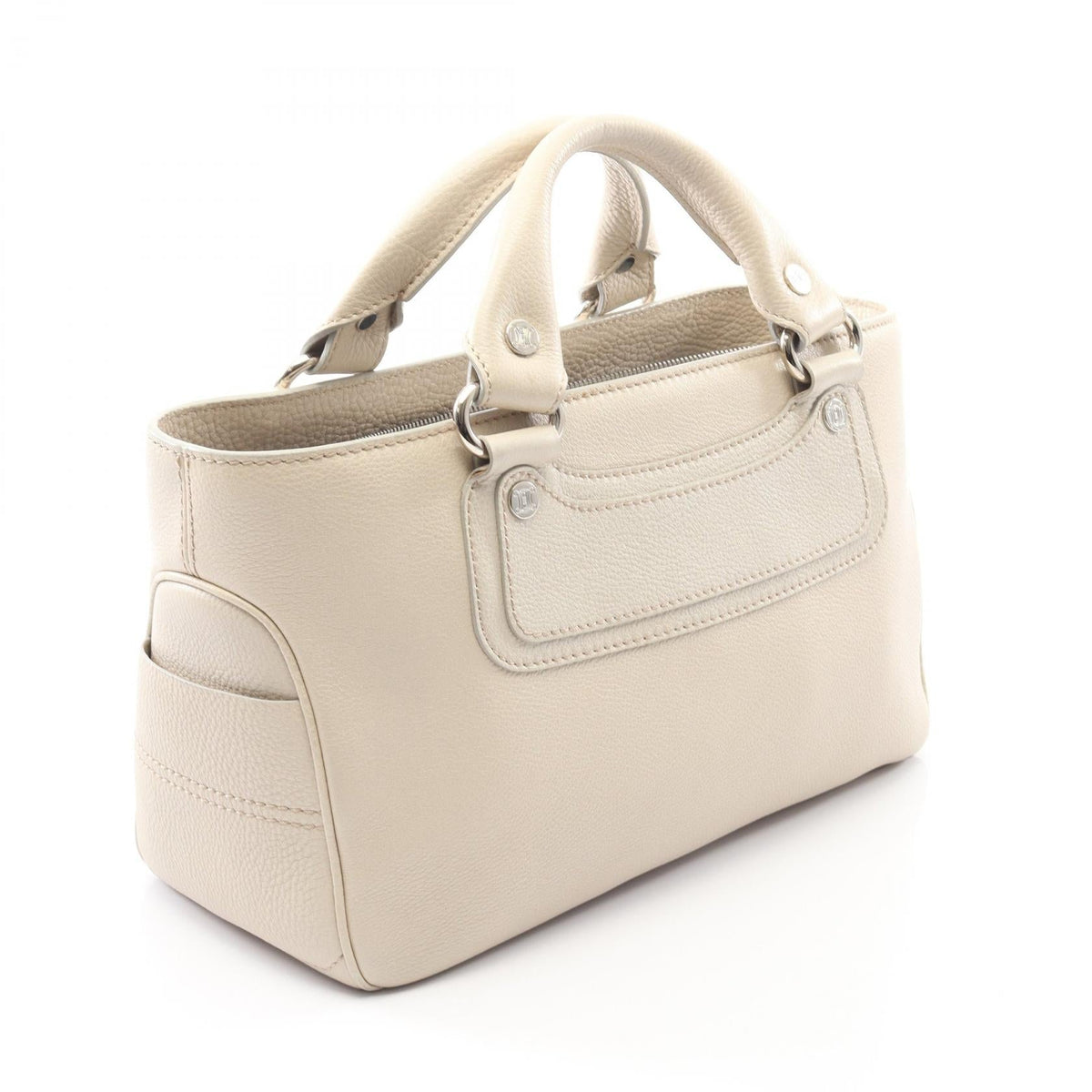 Preloved CELINE Boogie bag Handbag White leather 2101219480237