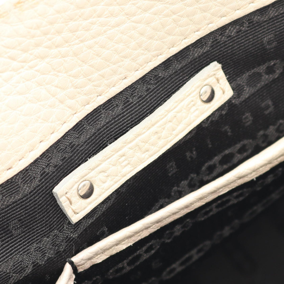 Preloved CELINE Boogie bag Handbag White leather 2101219480237