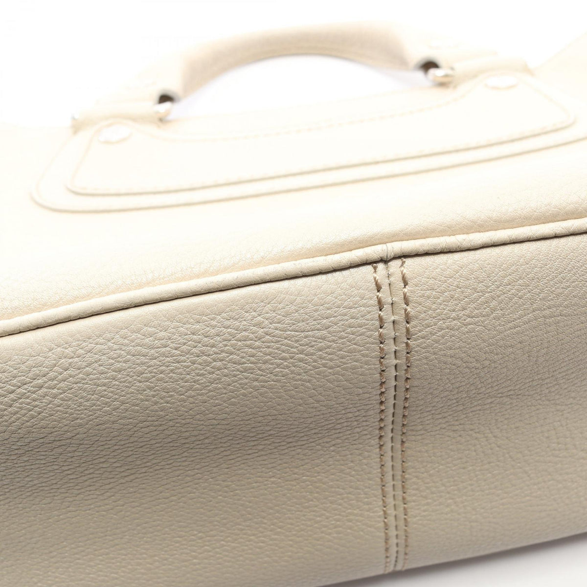 Preloved CELINE Boogie bag Handbag White leather 2101219480237